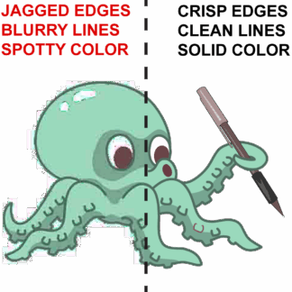 Redraw and  Vectorization