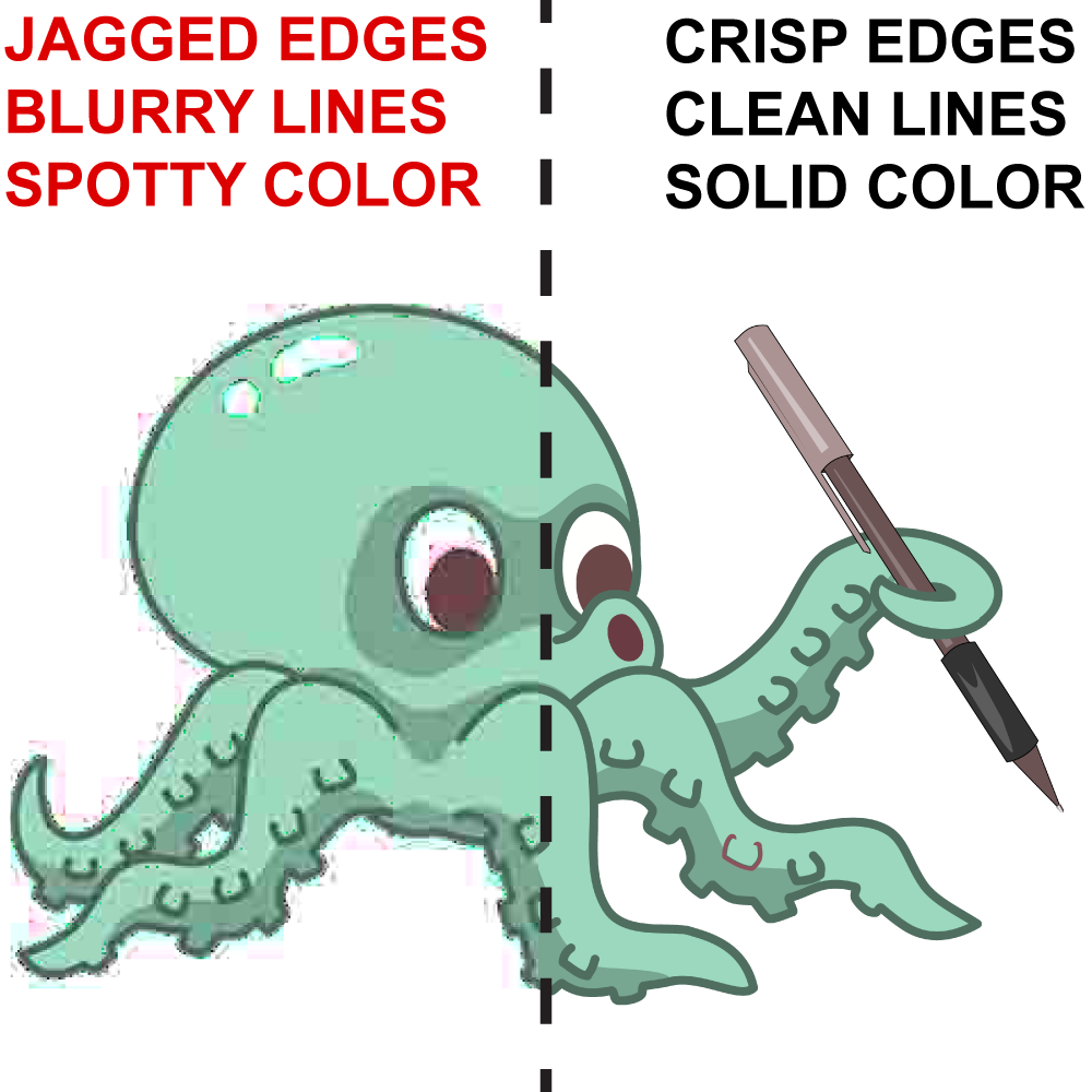 Redraw and  Vectorization